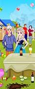 play Princesses Outdoor Party Cleaning