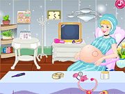play Cinderella Pregnant Check Up Game
