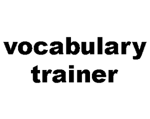 play Vocabulary Trainer