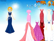 play Chloe Gown Dressup Game