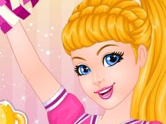 play Super Barbie Cheerleading