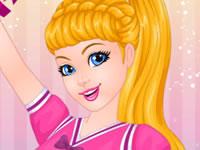 play Super Barbie Cheerleading