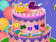 play Princess Baby Shower Cake