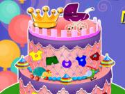 Princess Baby Shower Cake