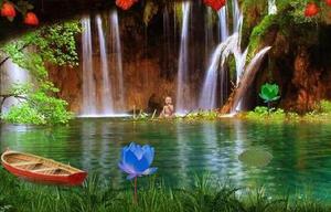 play 8B Waterfall Baby Rescue