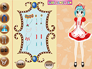 Sweet Waitress Dressup Game