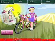 play Bike Girl Dressup Game