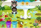 play Baby Tom Garden Cleaning