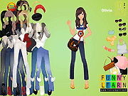 play Olivia Girl Dressup Game