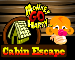 play Monkey Go Happy Cabin Escape