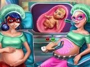 play Hero Bffs Pregnant Check-Up