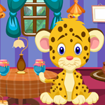 play Funny Leopard Cub Rescue Escape