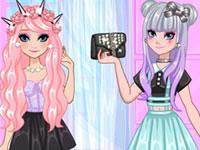 Frozen Sisters Go Pastel Goth