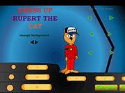 play Dress Up Rupert The Cat Game