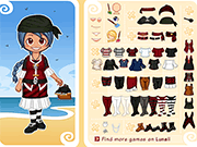 play Young Pirate Dressup Game