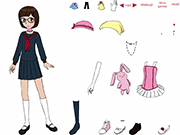 play Fujioka Haruhi Dressup Game