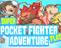 play Super Pocket Fighter Adventure Flash