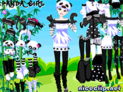 play Panda Girl Dressup Game