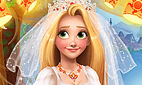 Blonde Princess Wedding Fashion