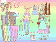 play Pixel Pastel Dressup Game