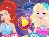 Ariel Vs Elsa Party Girls