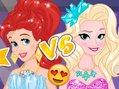 play Arielle Vs Elsa Party Girls