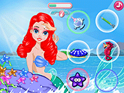 play Mermaid Princess Face Spa Game