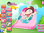 play Playing Children'S Slide Game