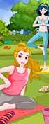 play Princesses Summer Yoga Cleaning