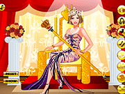 play Tina Queen Dressup Game