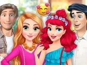 play Rapunzel And Ariel Double Date