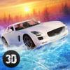 Frozen Water Car Stunt Racing