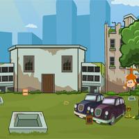 play Games2Jolly Car Escape From Dilapidated Area