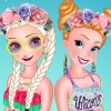 Elsa And Anna Pool Party