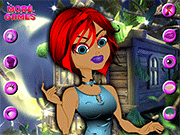 play Purple Emo Dressup Game