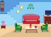 play Pleasant Blue House Escape