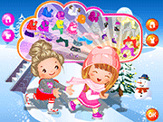 play Baby Skiing Dressup Game