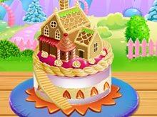 play Doll House Cake Cooking