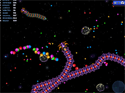 Y8 Space Snakes Game