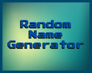 play Random Name Generator