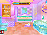 Highschool Girls House Cleaning Game