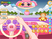 play Princess Car Dashboard Game
