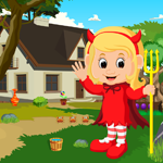 play Cute Devil Baby Rescue Escape