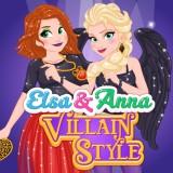 play Elsa & Anna Villain Style