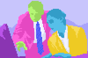 play Successful Man Showing Something