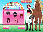 play Jockey Girl Dressup Game