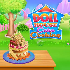 play Doll House Cake Cooking