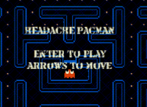 play Headache Pacman
