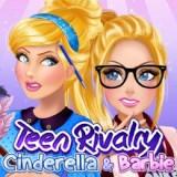play Cinderella & Barbie Teen Rivalry