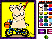 Peppa Pig Coloring Game